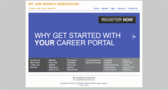 Desktop Screenshot of myjobsearchresources.com